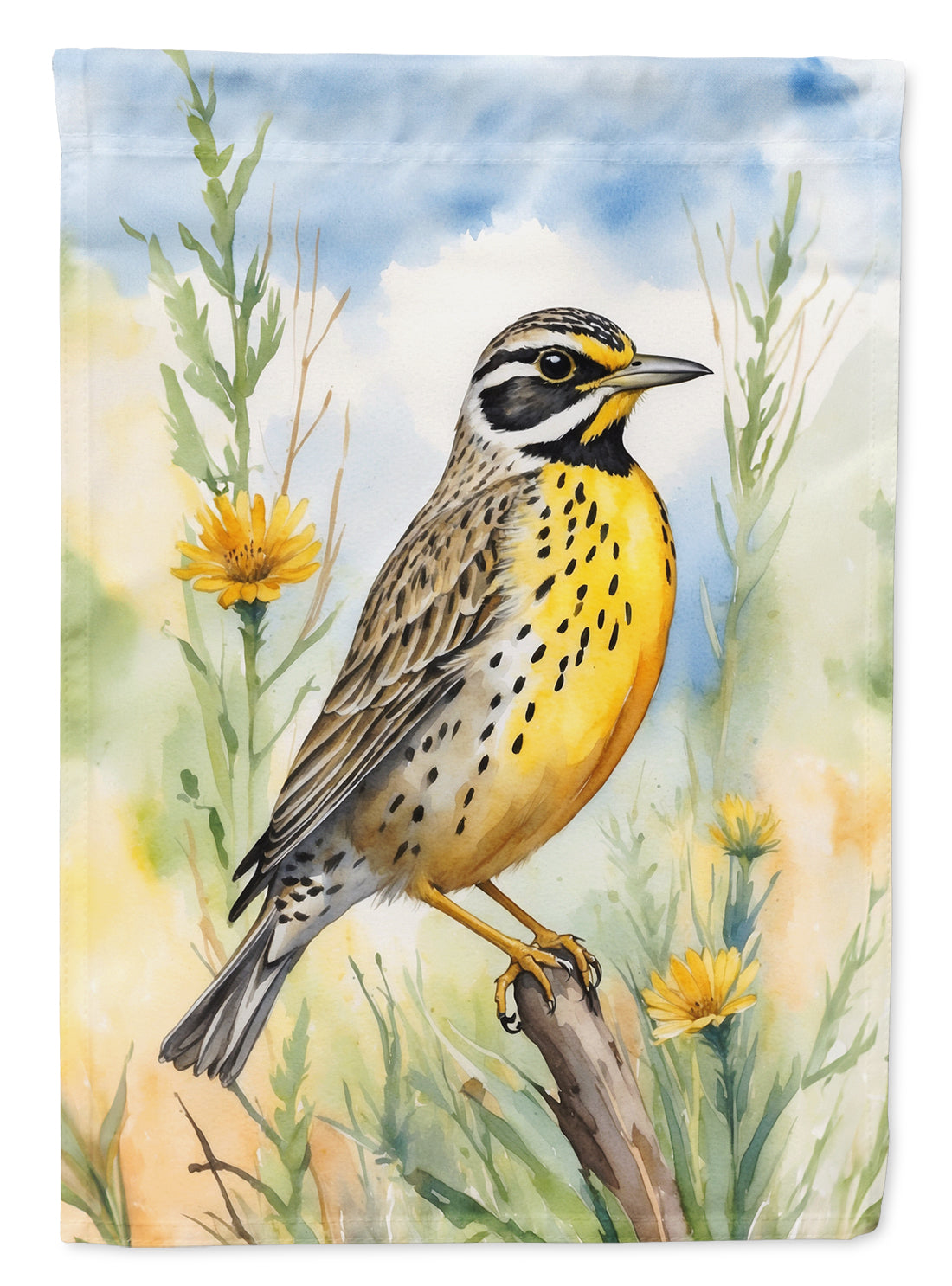 Buy this North Dakota Western Meadowlark House Flag