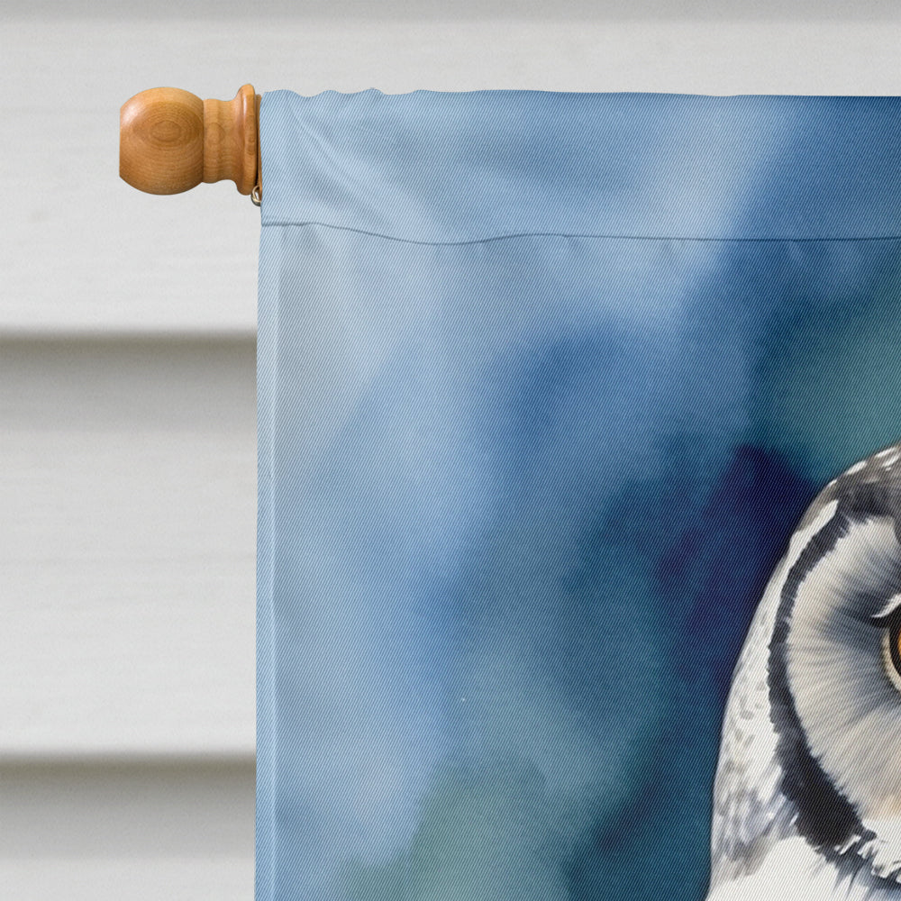 Northern Hawk Owl House Flag