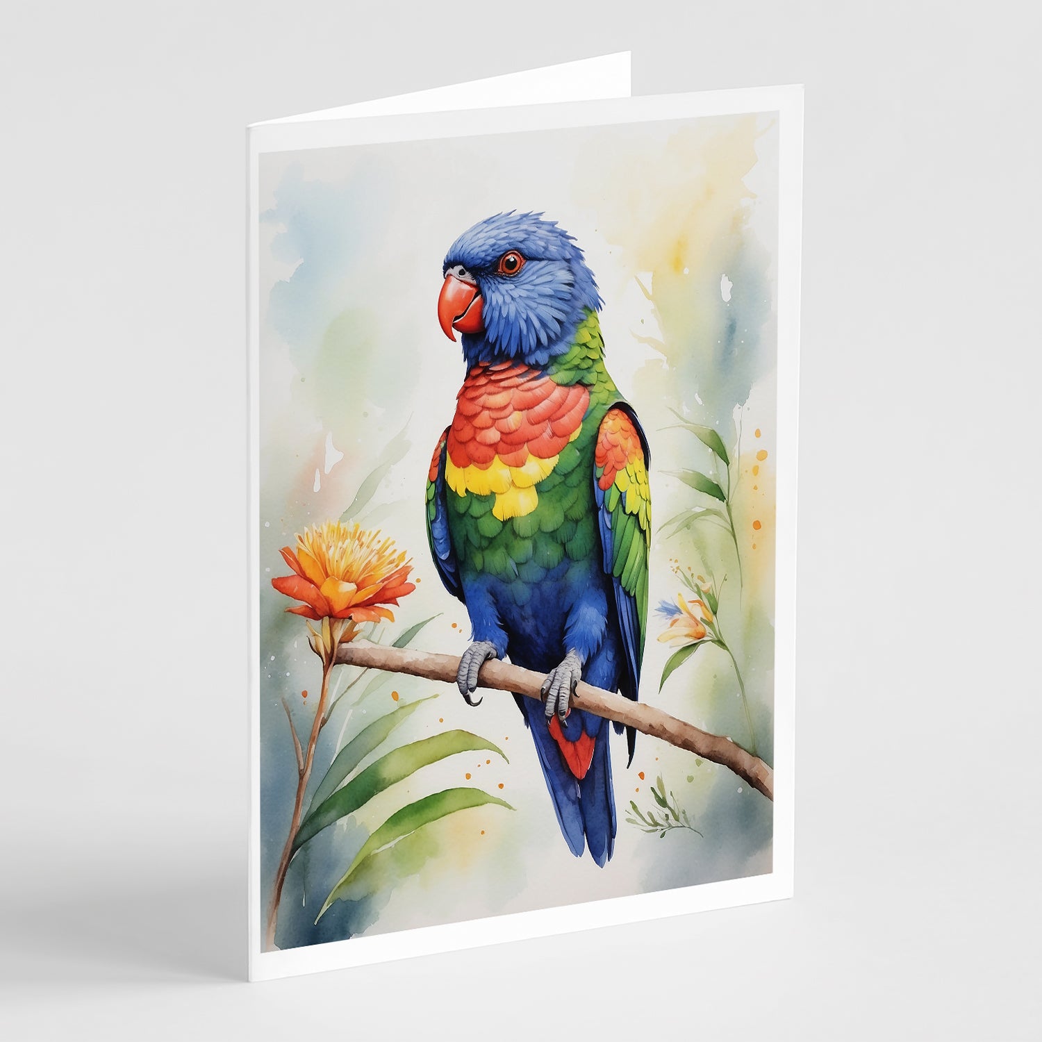 Buy this Rainbow Lorikeet Greeting Cards Pack of 8