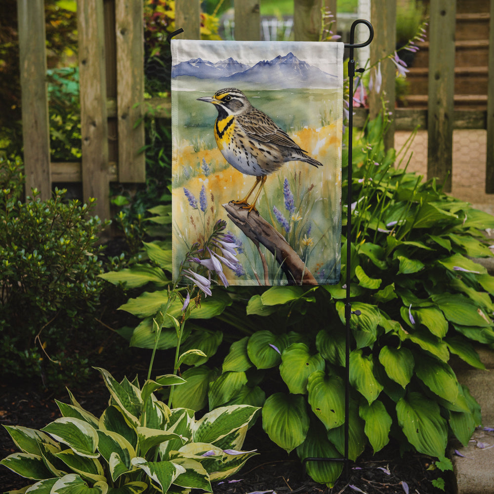 Wyoming Western Meadowlark Garden Flag