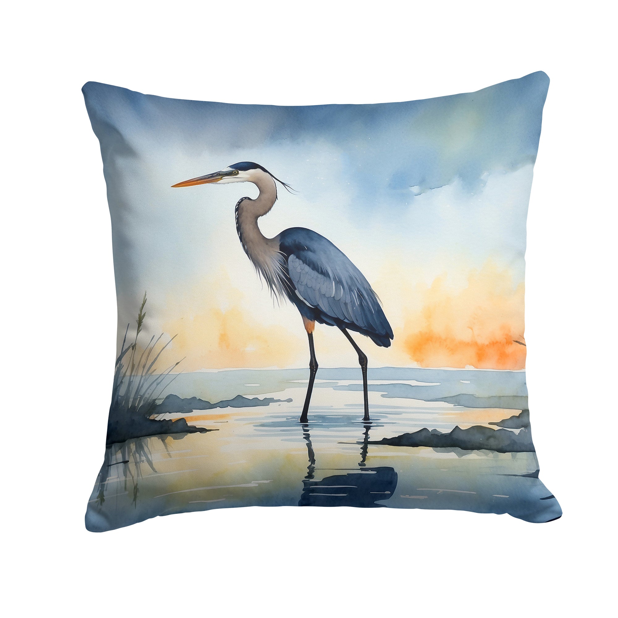 Buy this Blue Heron Barely Lit Sky Throw Pillow