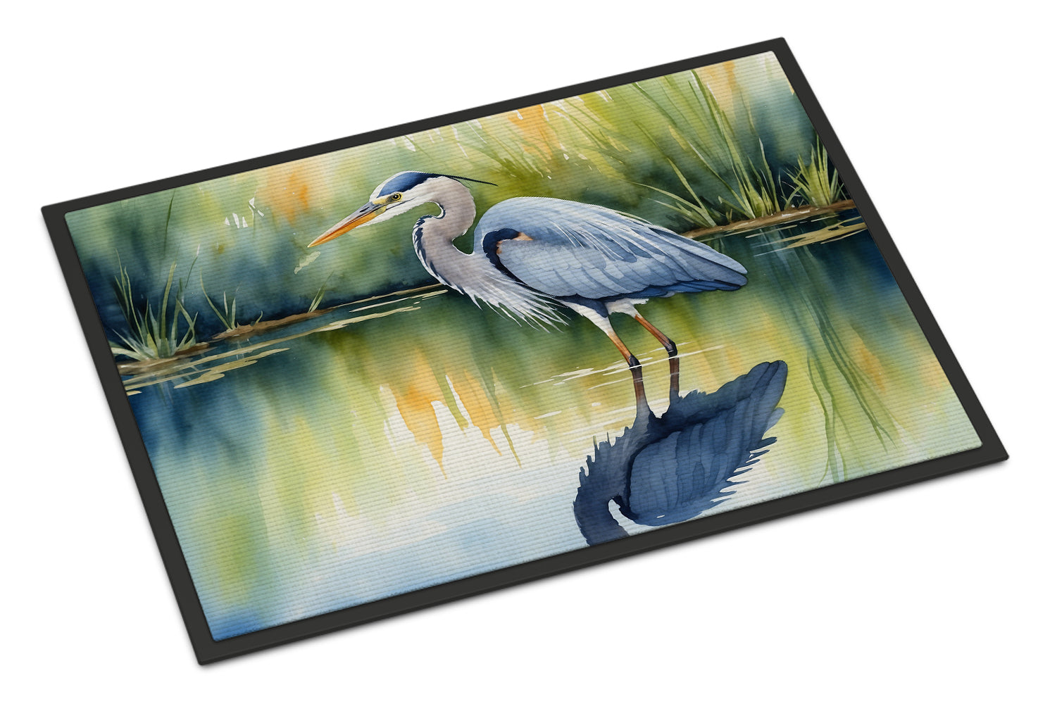 Buy this Blue Heron Stalking Prey Doormat