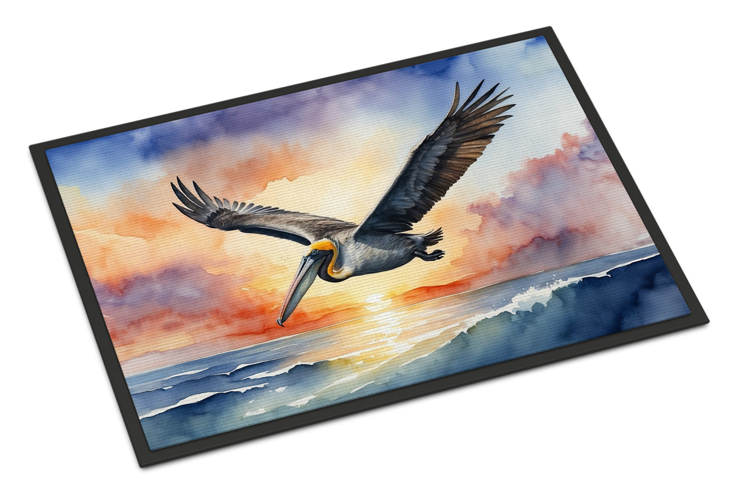 Buy this Pelican Fyling at Sunrise Doormat