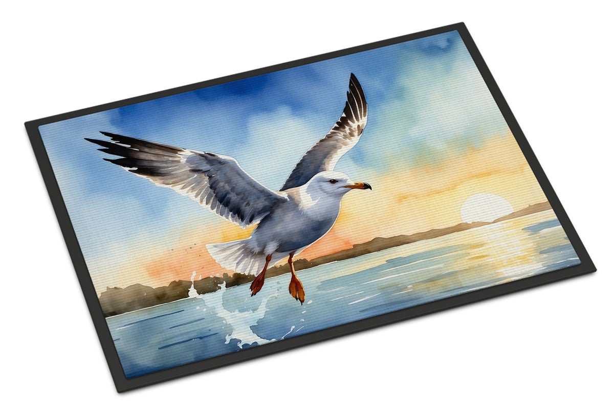 Buy this Gull Flying Low Doormat