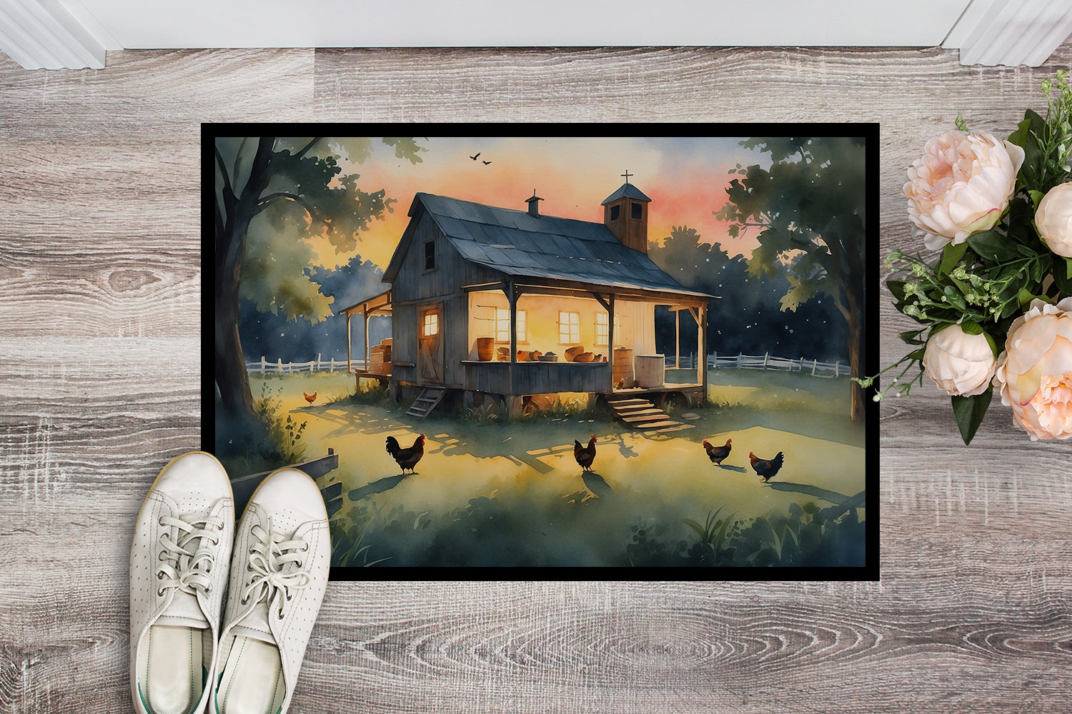 Buy this Chicken Coop at Dawn Doormat