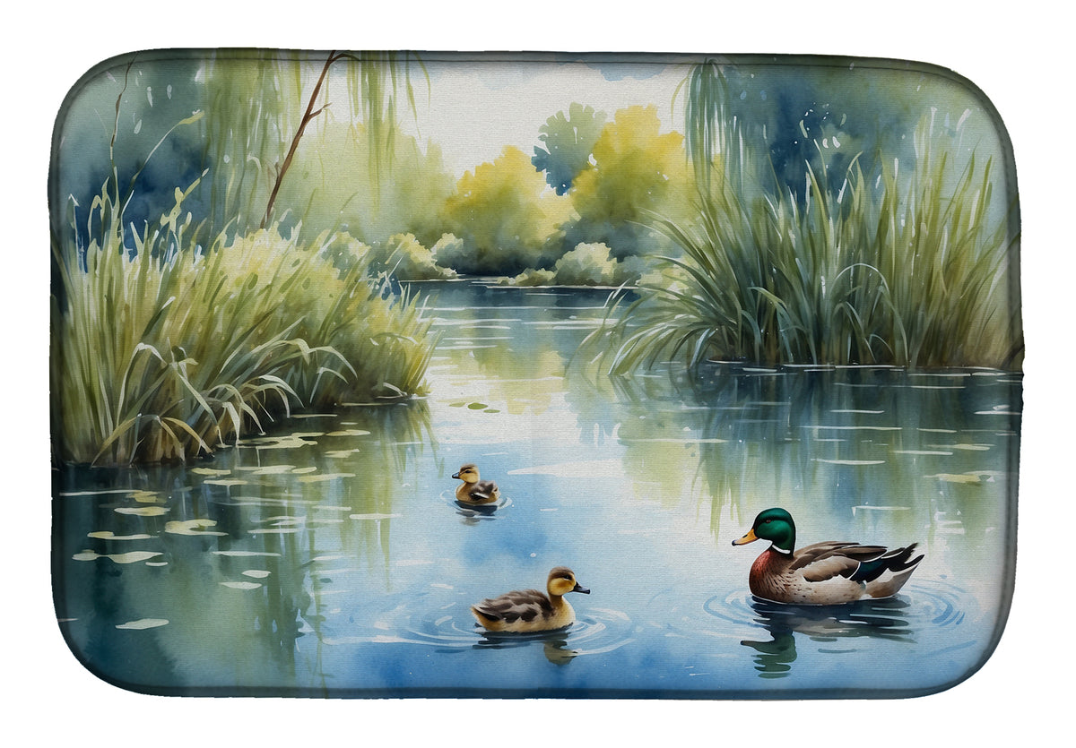 Buy this Ducks by the Pond Dish Drying Mat