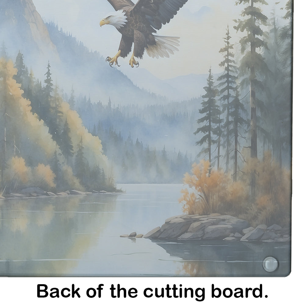 Eagle in Flight Glass Cutting Board