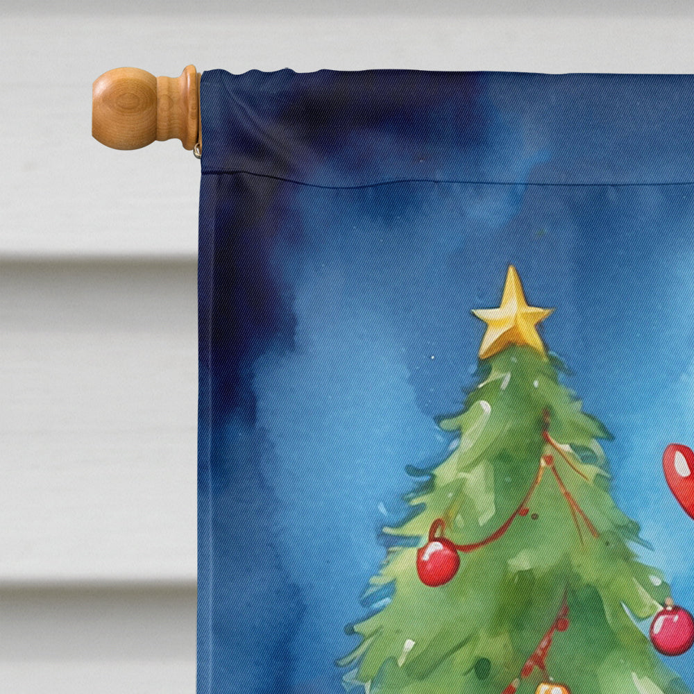 Bergamasco Christmas Reindeer House Flag