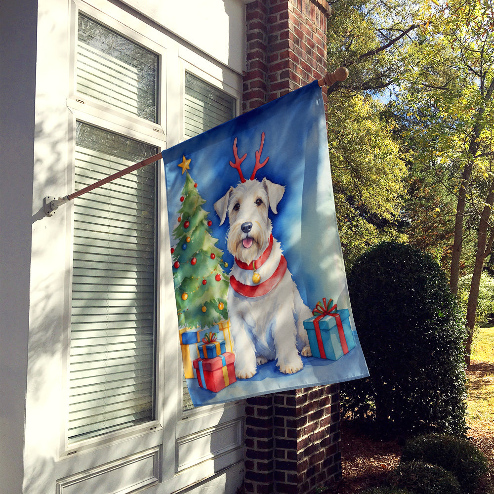 Buy this Sealyham Terrier Christmas Reindeer House Flag