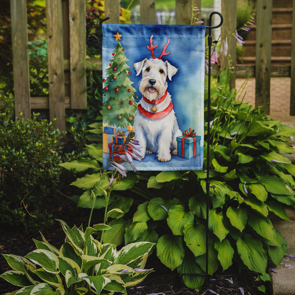 Buy this Sealyham Terrier Christmas Reindeer Garden Flag