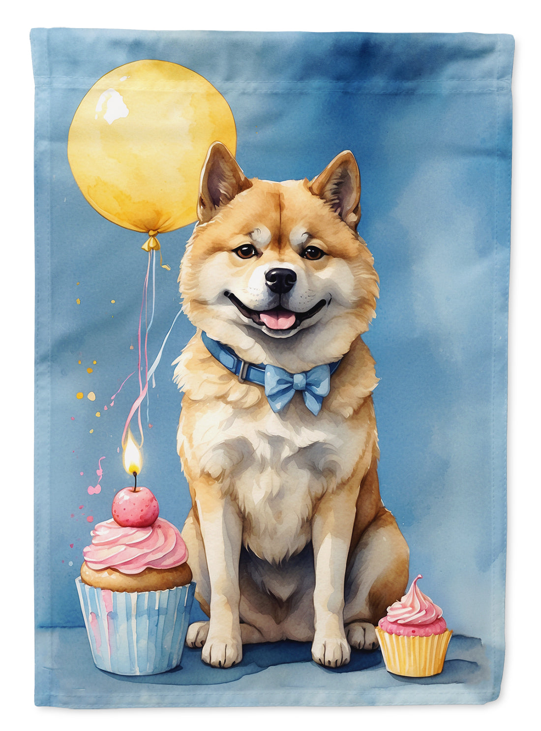 Buy this Akita Happy Birthday Garden Flag