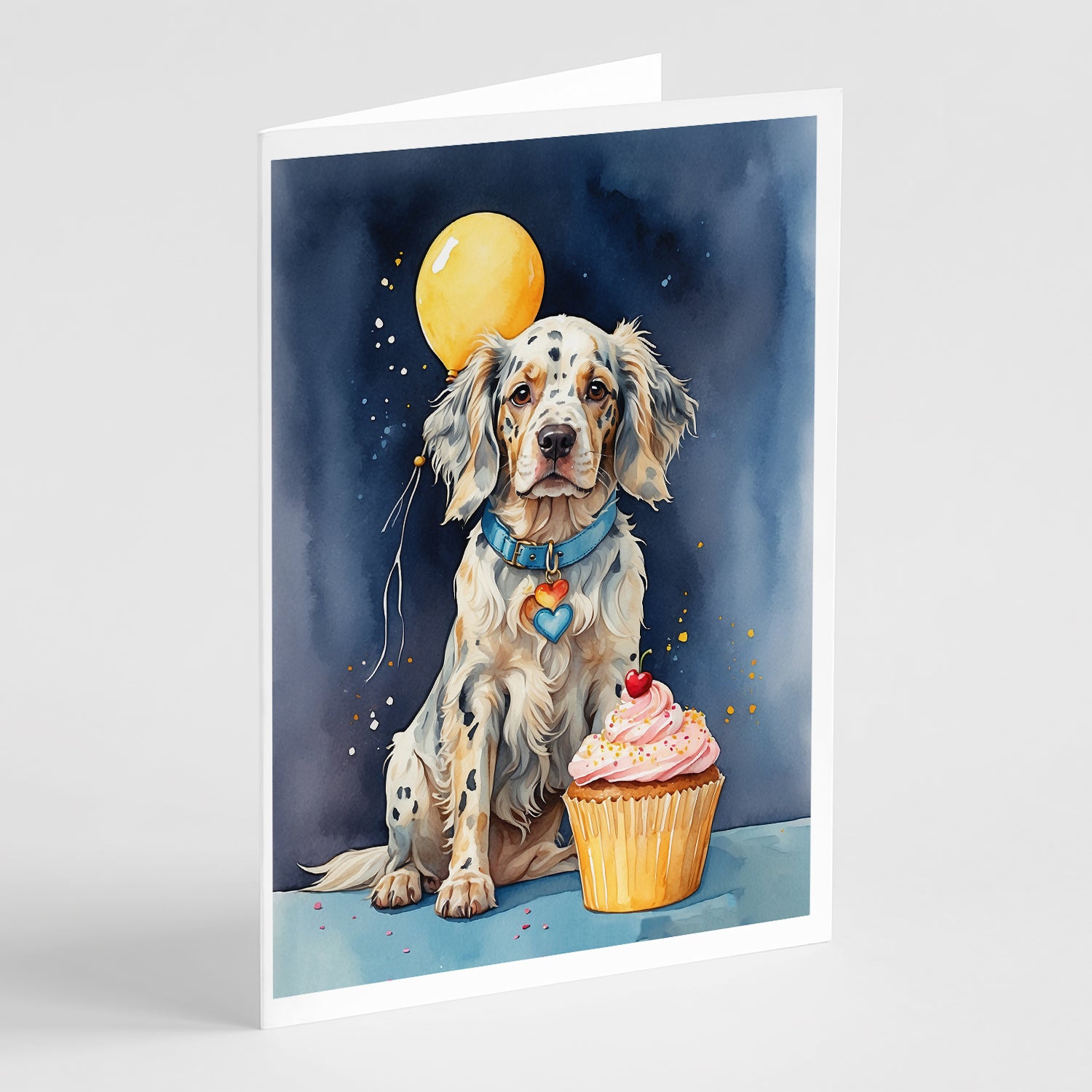 Buy this English Setter Happy Birthday Greeting Cards Pack of 8