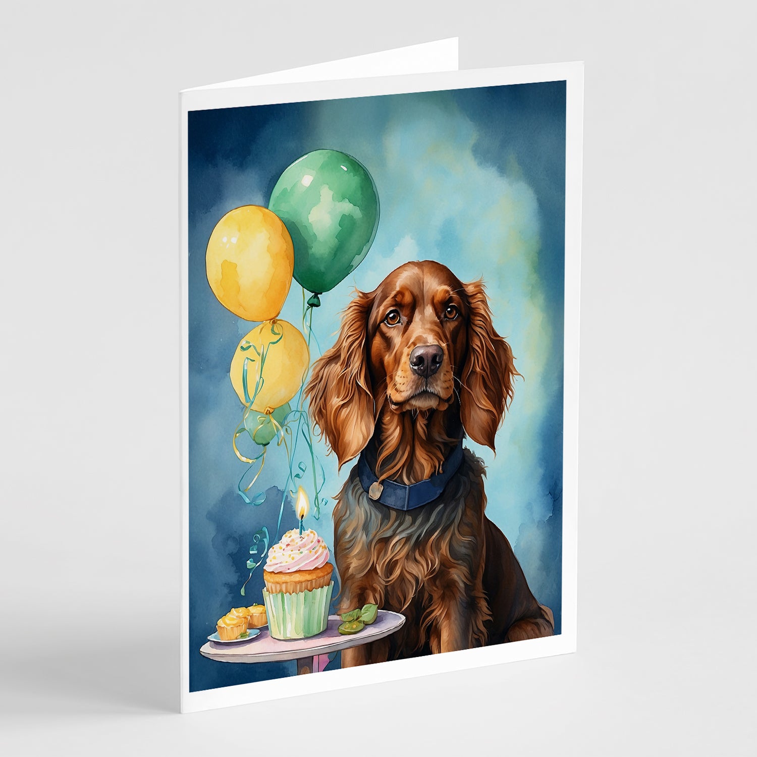 Buy this Irish Setter Happy Birthday Greeting Cards Pack of 8