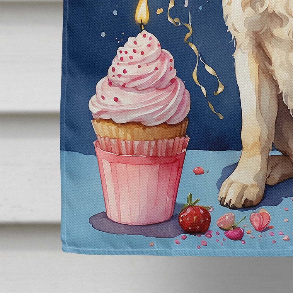 Kuvasz Happy Birthday House Flag