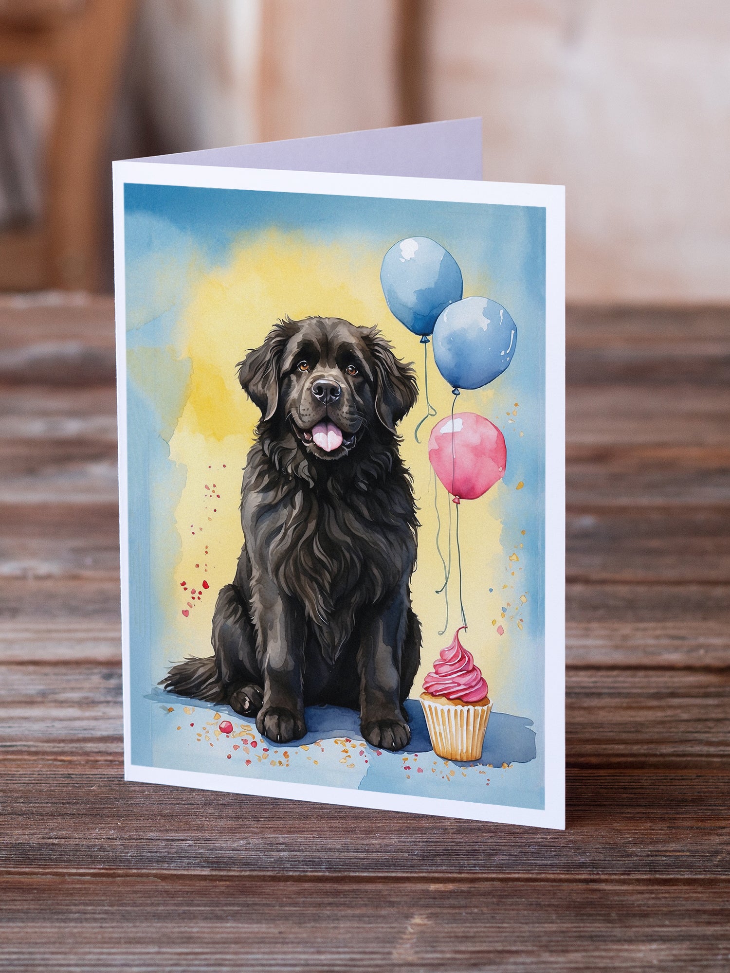 Buy this Newfoundland Happy Birthday Greeting Cards Pack of 8