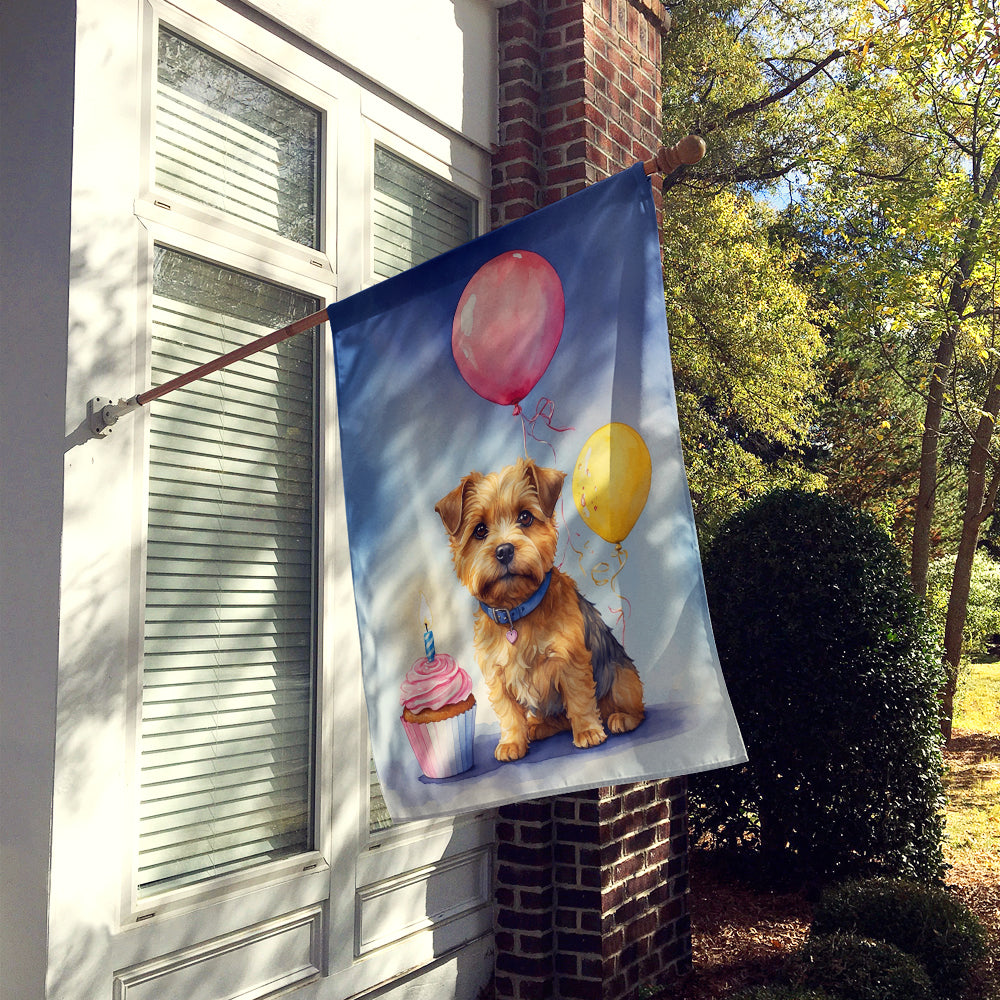 Buy this Norfolk Terrier Happy Birthday House Flag