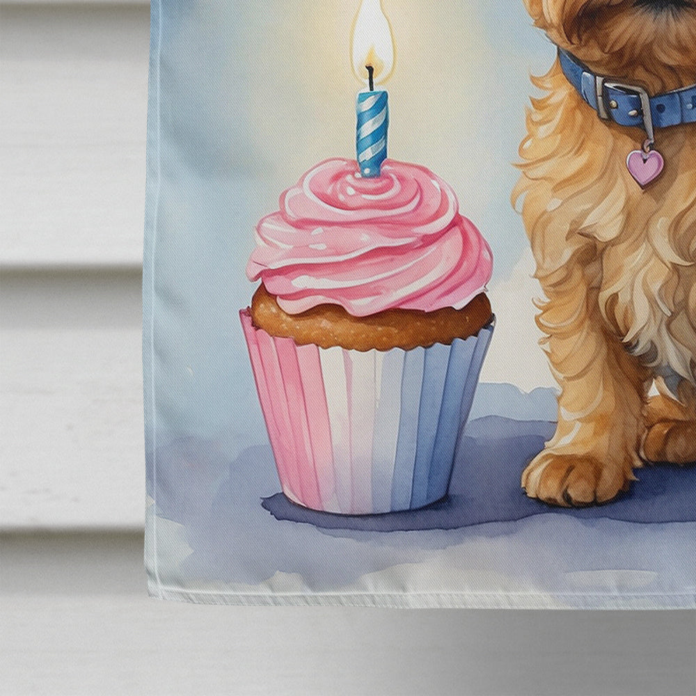 Norfolk Terrier Happy Birthday House Flag