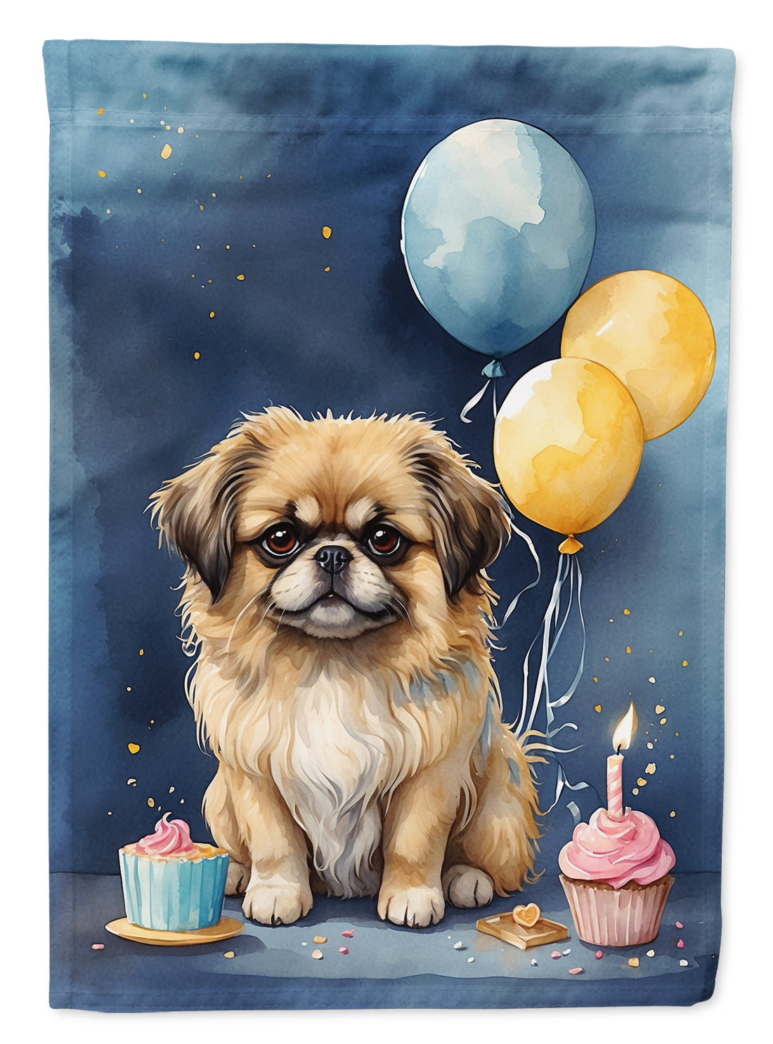 Buy this Pekingese Happy Birthday House Flag