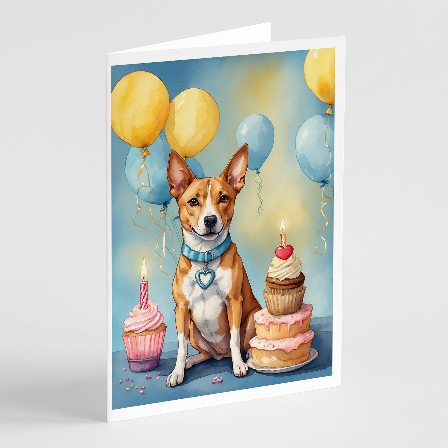 Buy this Basenji Happy Birthday Greeting Cards Pack of 8