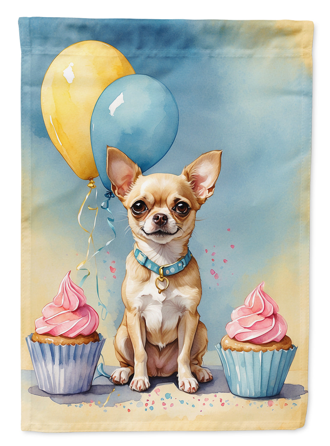 Buy this Chihuahua Happy Birthday House Flag