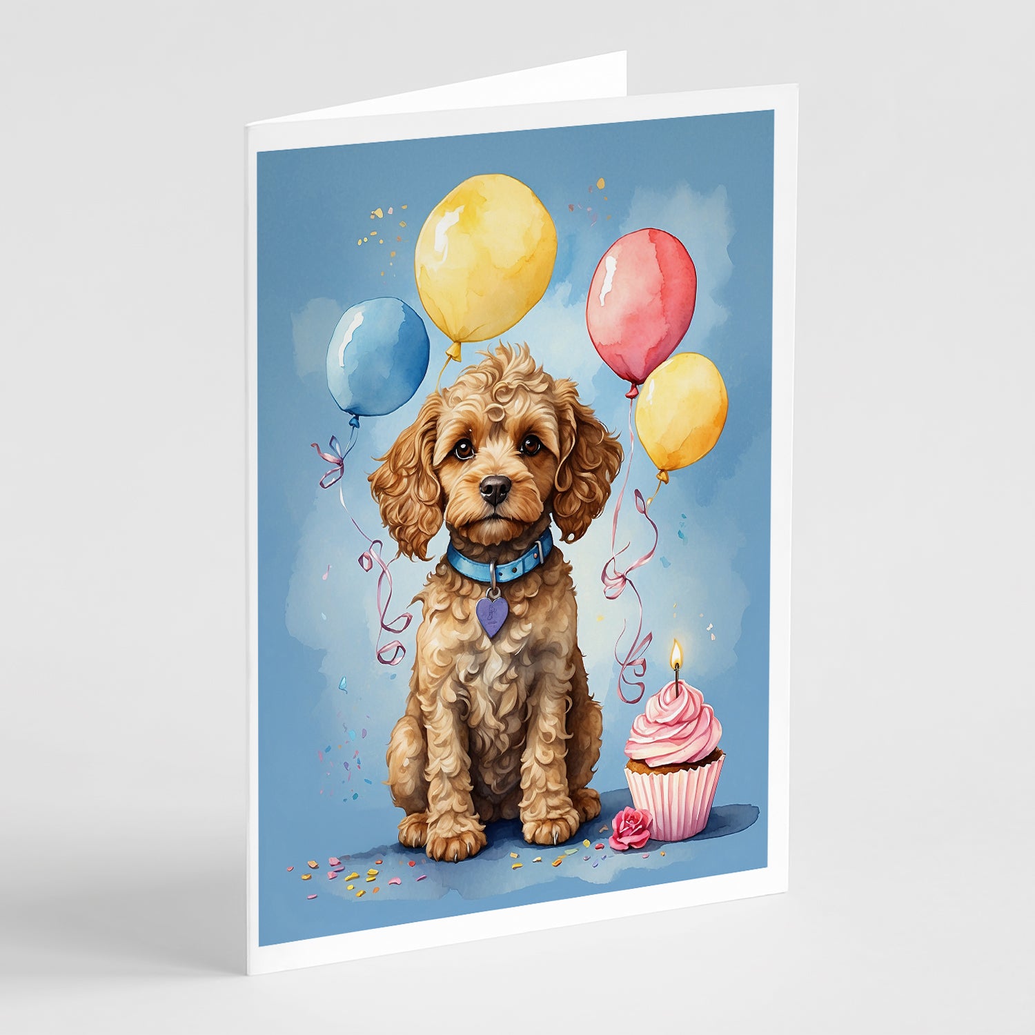 Buy this Cockapoo Happy Birthday Greeting Cards Pack of 8