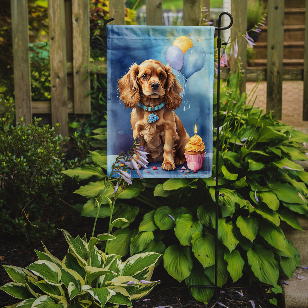 Buy this Cocker Spaniel Happy Birthday Garden Flag