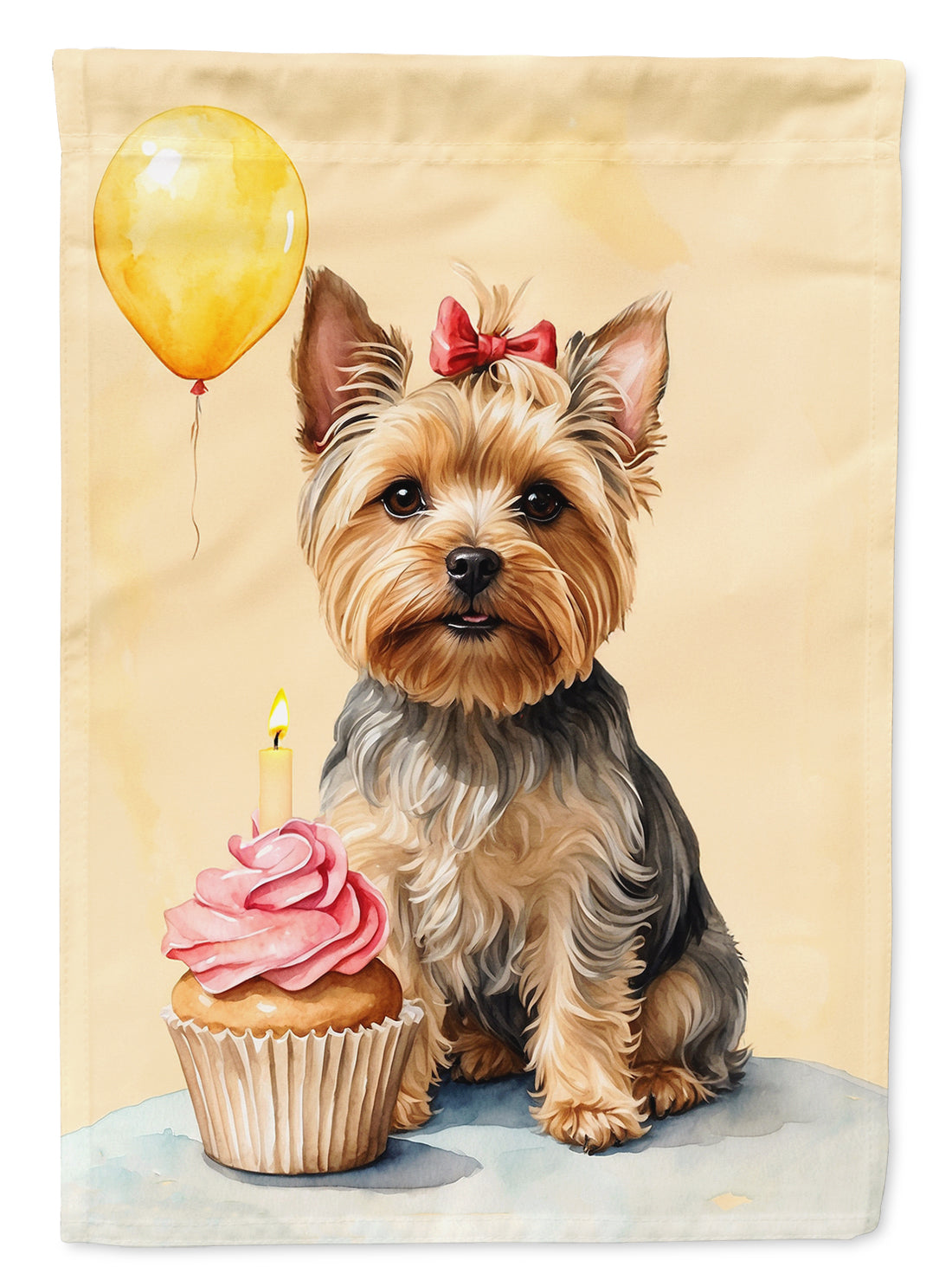 Buy this Yorkshire Terrier Happy Birthday House Flag