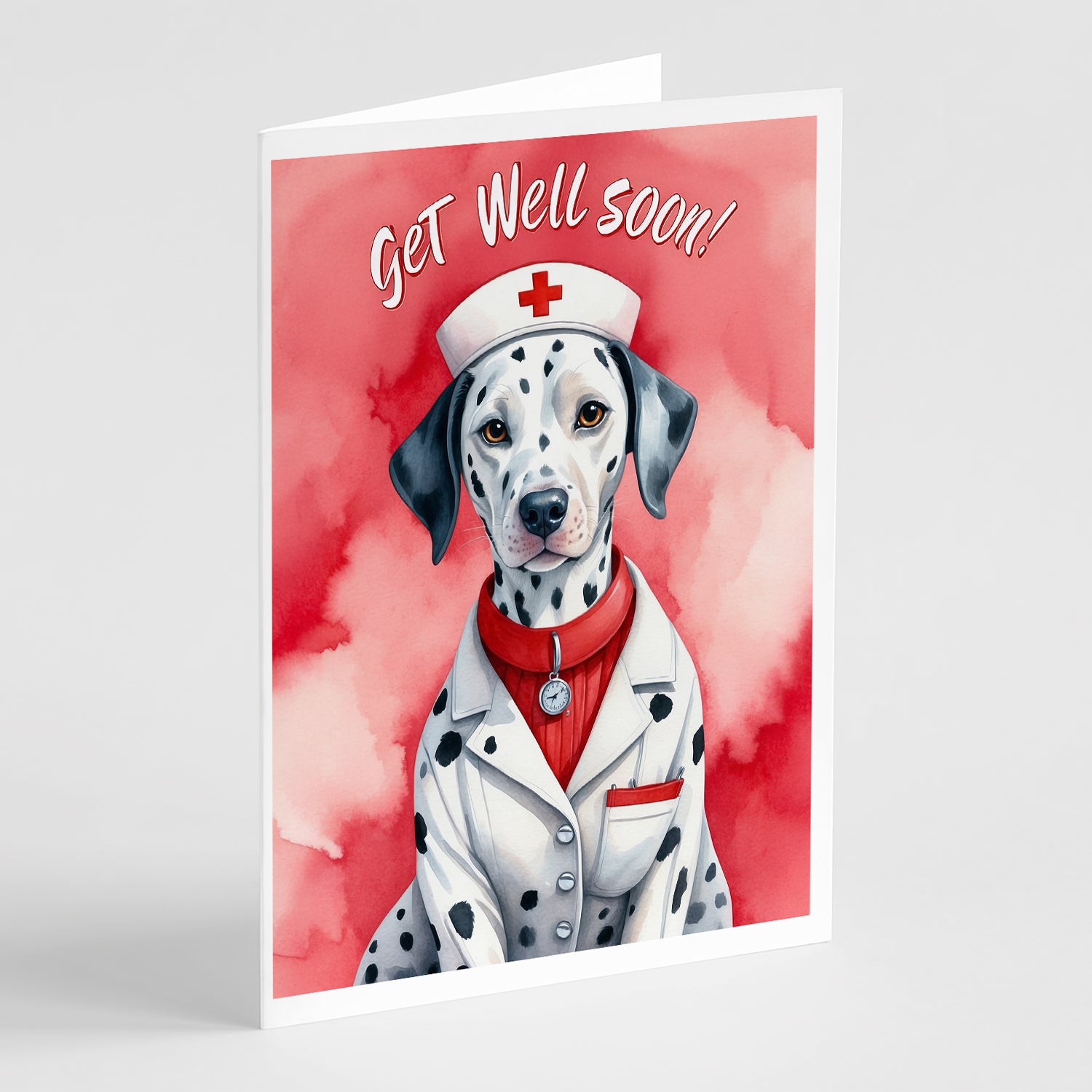 Buy this Dalmatian Get Well Soon Greeting Cards Pack of 8