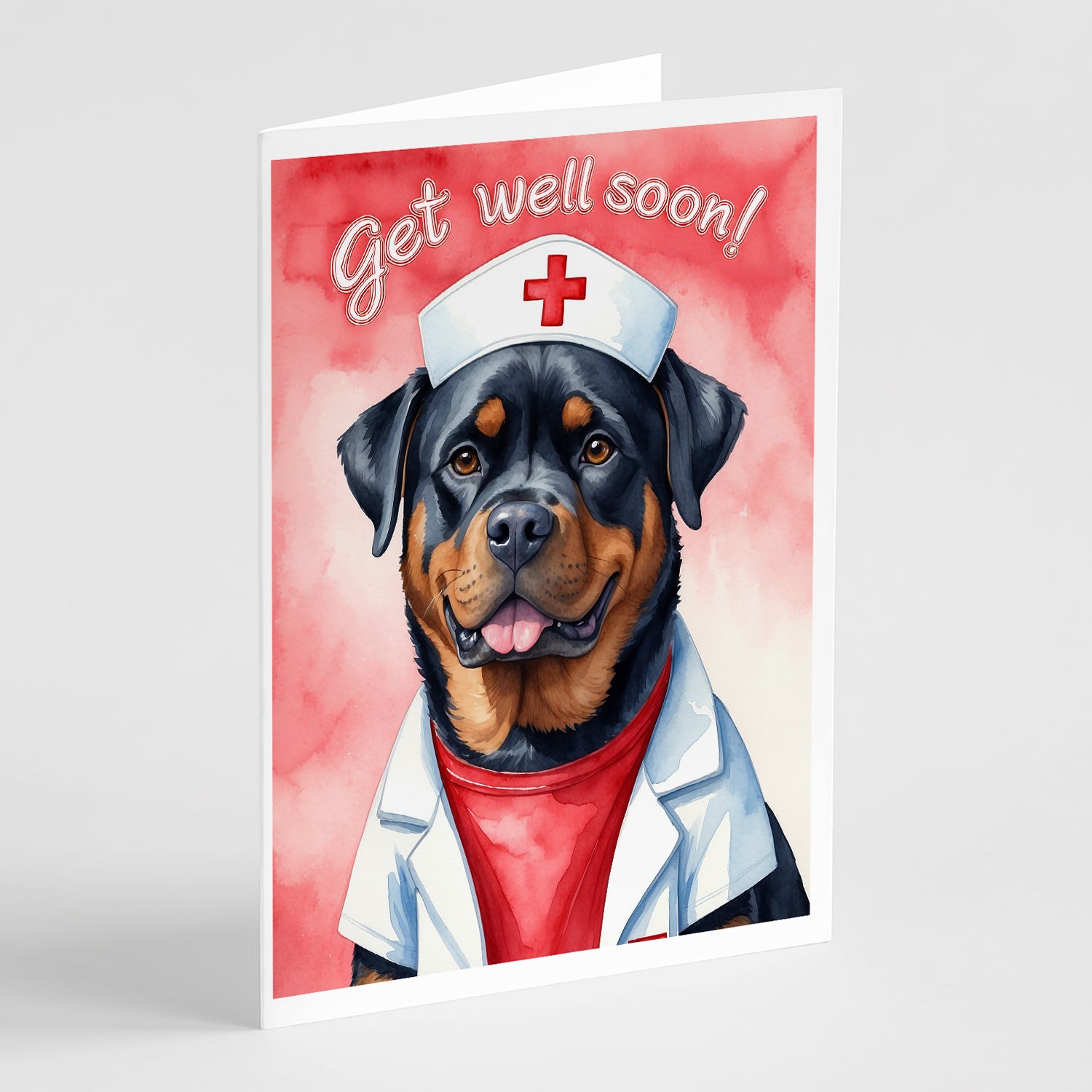 Buy this Rottweiler Get Well Soon Greeting Cards Pack of 8