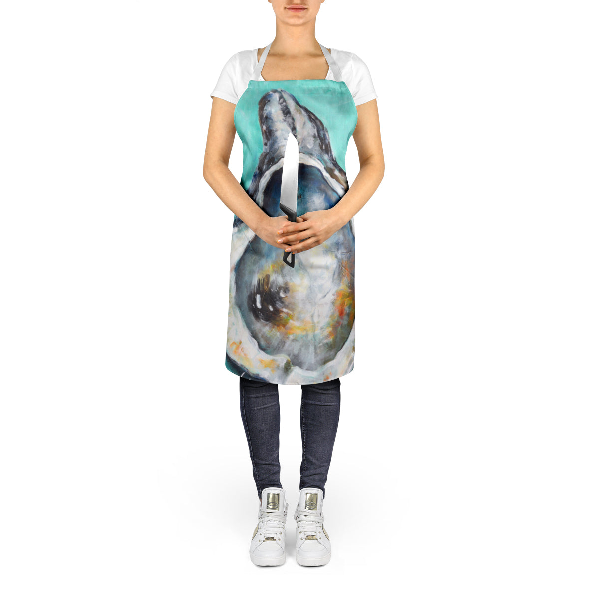 Aqua Pearl Oyster Apron