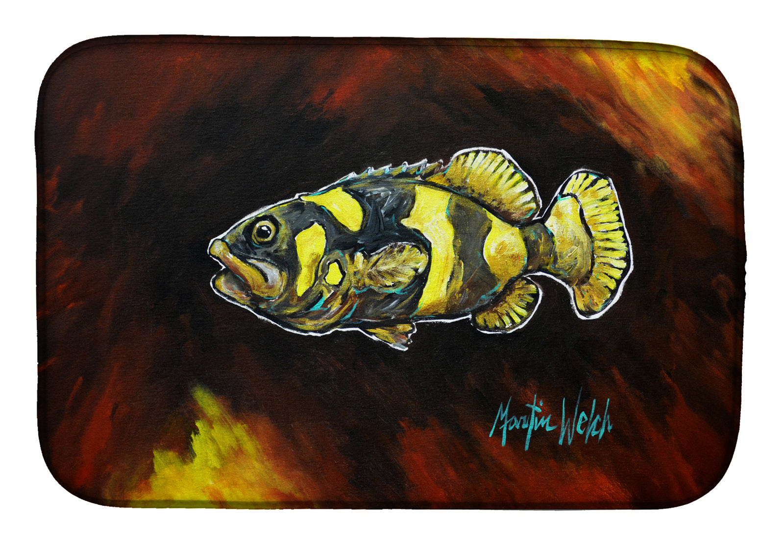 Buy this Bumblebee Fish Dish Drying Mat