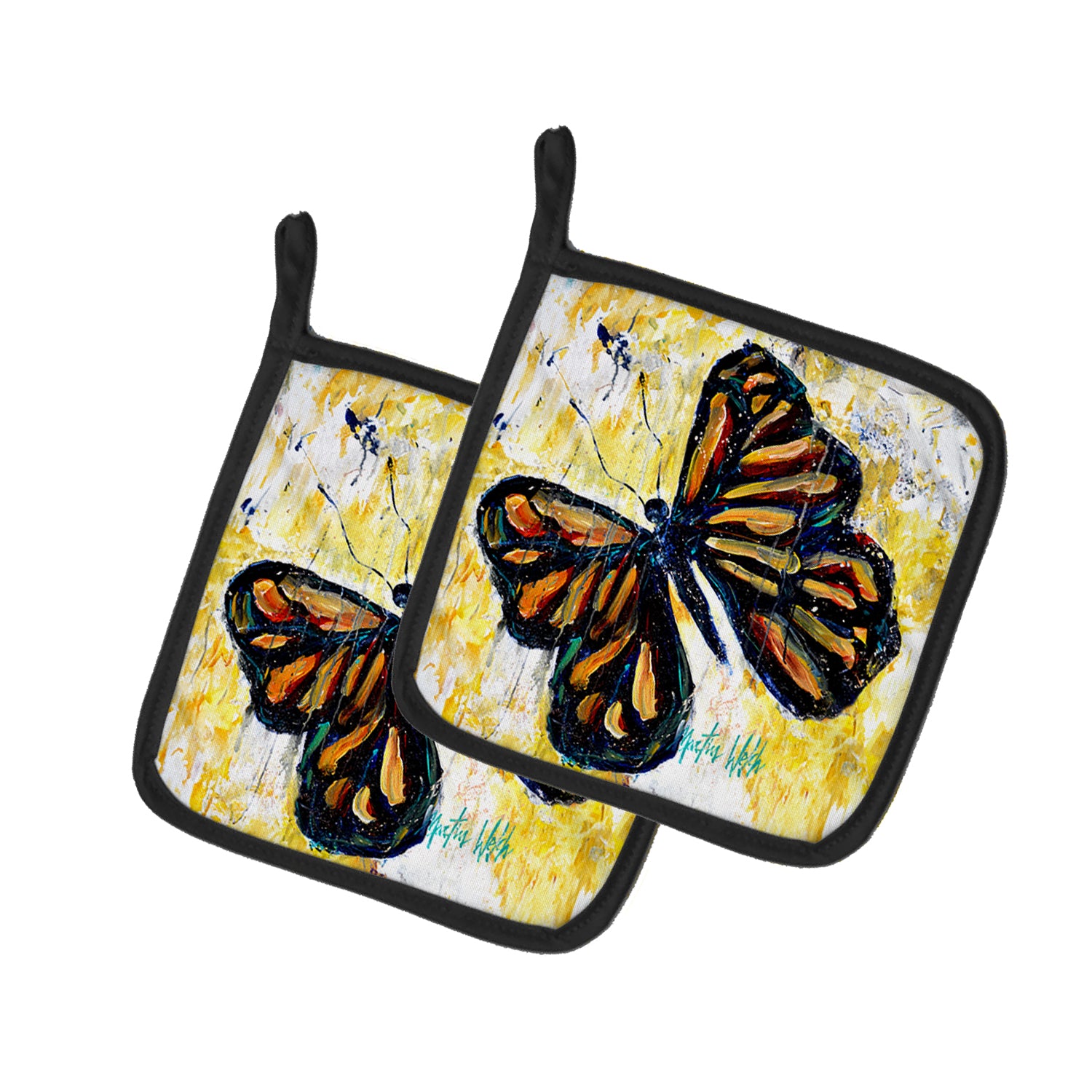 Buy this Butterfly Breeze Pair of Pot Holders