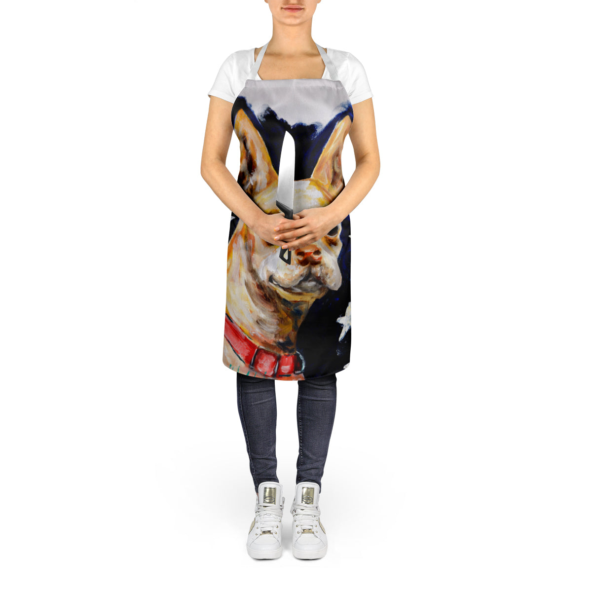 Chevy Boston Terrier Apron