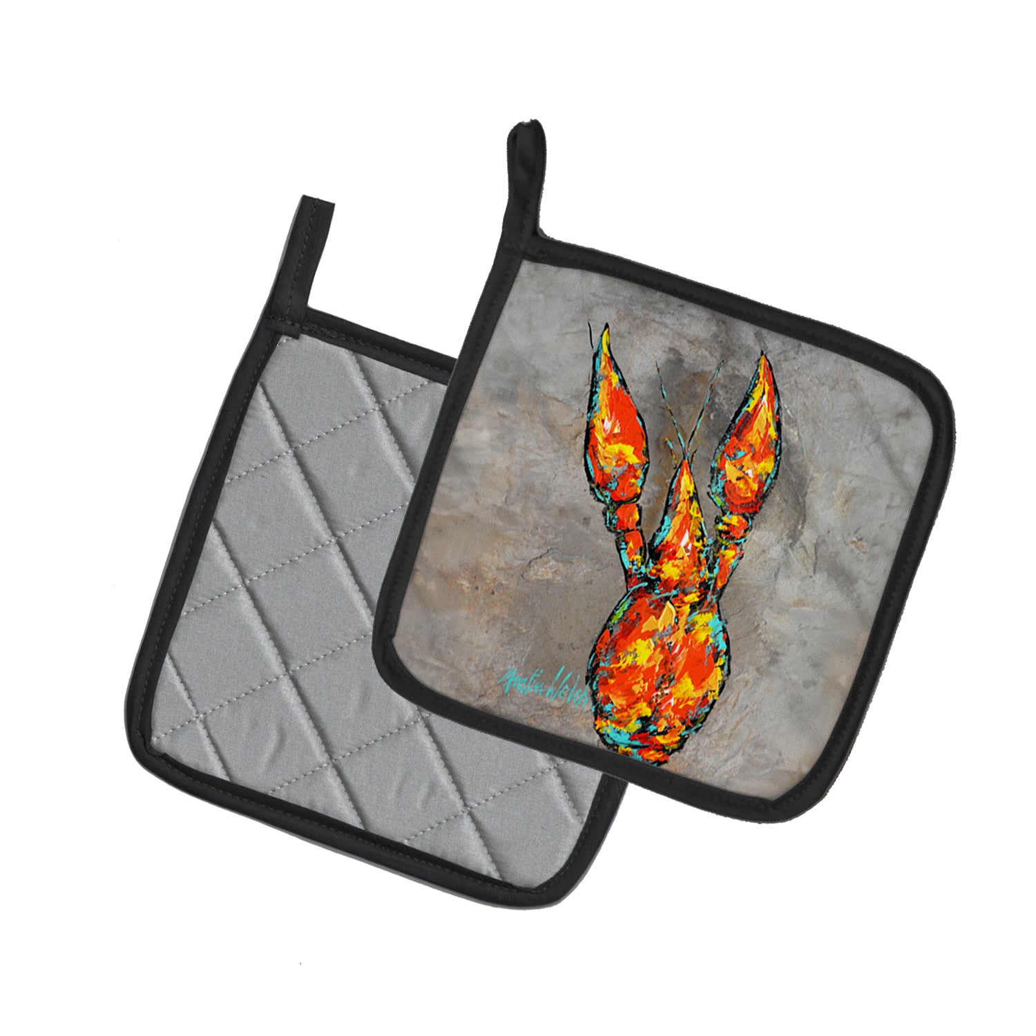 Buy this Crawfish From Arabi Pair of Pot Holders