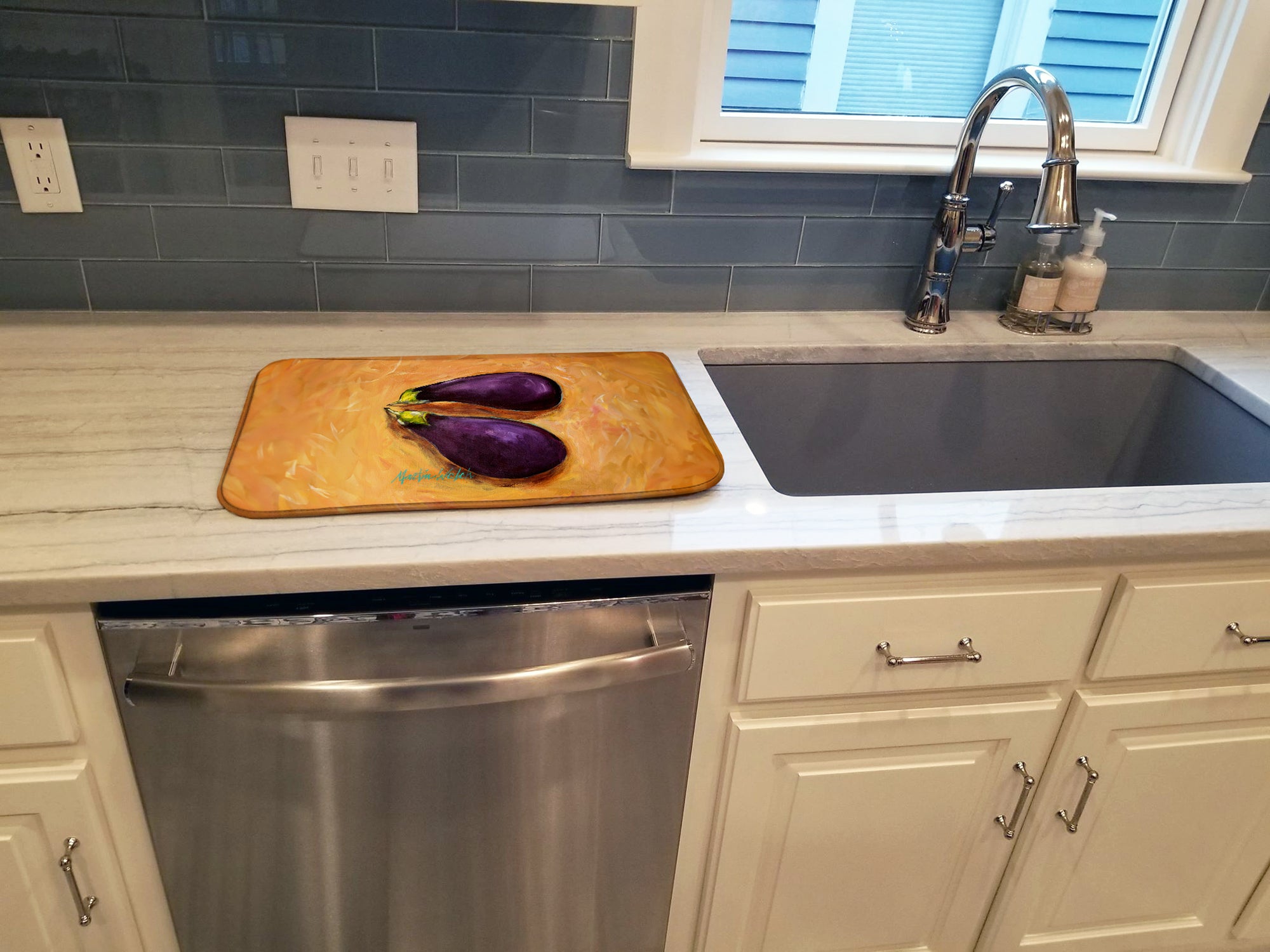 EP II Eggplant Dish Drying Mat