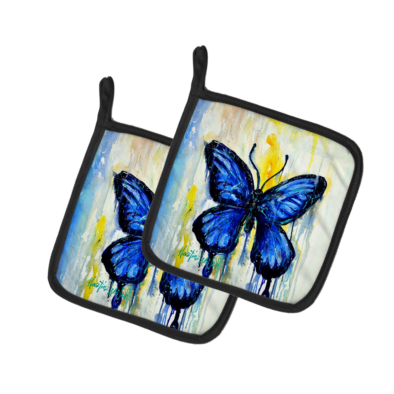 Buy this Flutter Butterfly Pair of Pot Holders