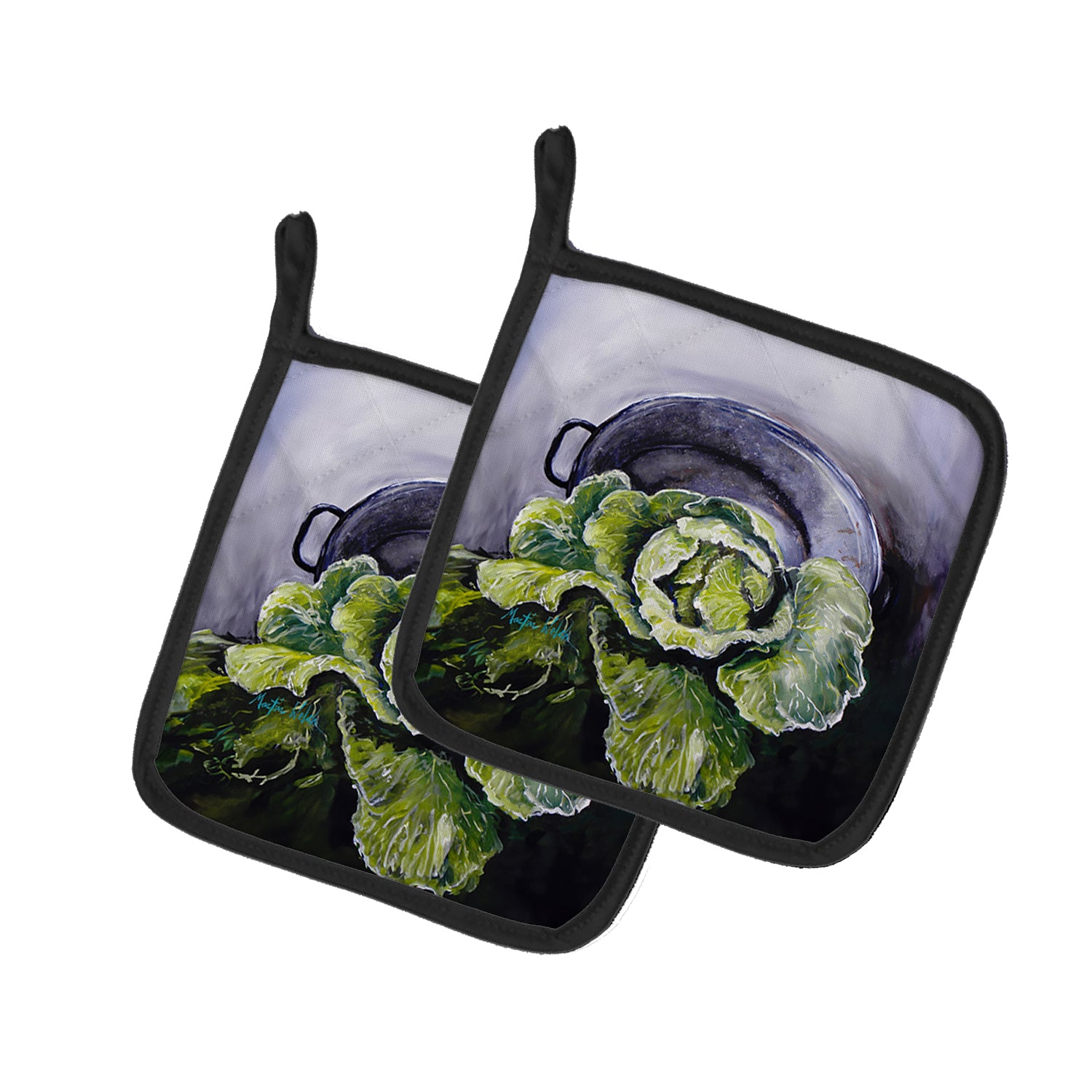 Buy this Home Grown In Plaquemines Parish Cabbage Pair of Pot Holders