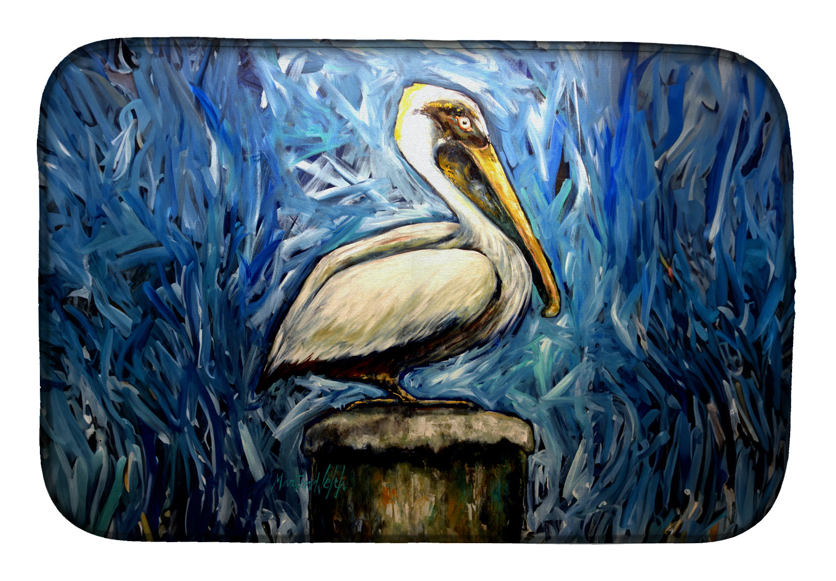 Buy this Pelican Blues Dish Drying Mat