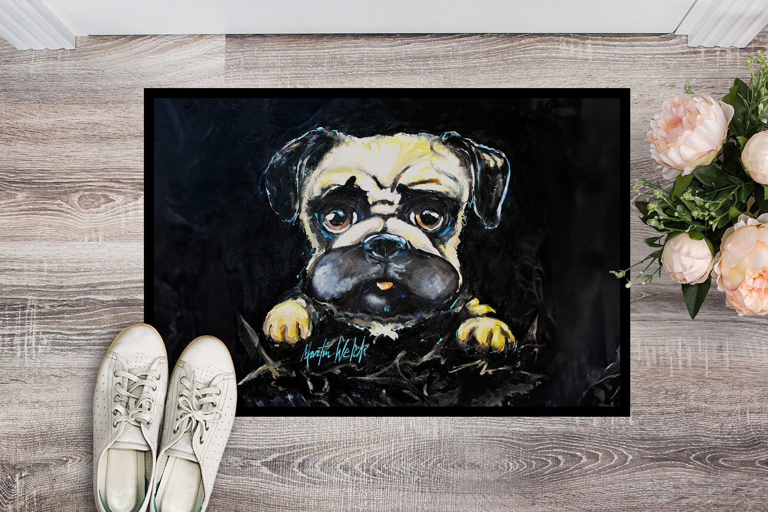 Pug It Out Doormat