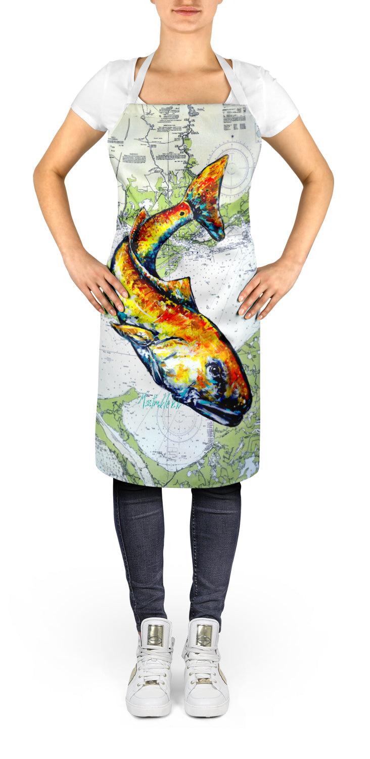 Buy this Red Fish On Map Apron