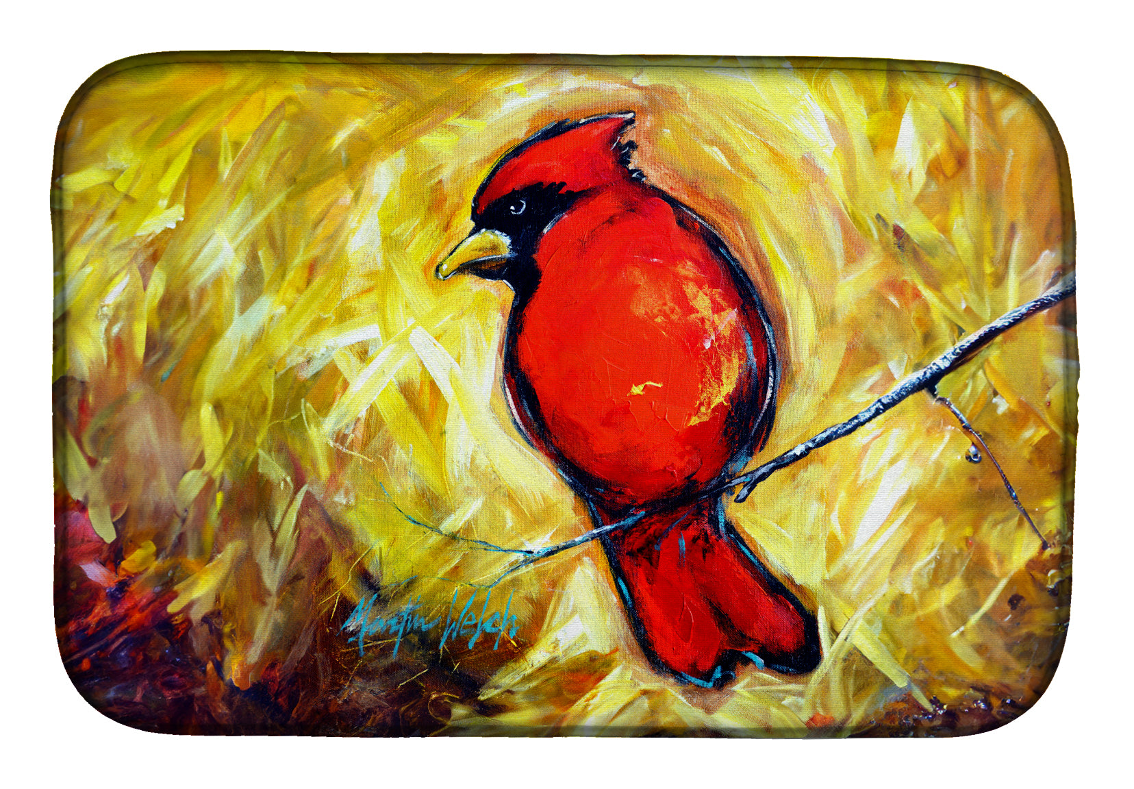 Buy this Sha Red Baba Bird Dish Drying Mat