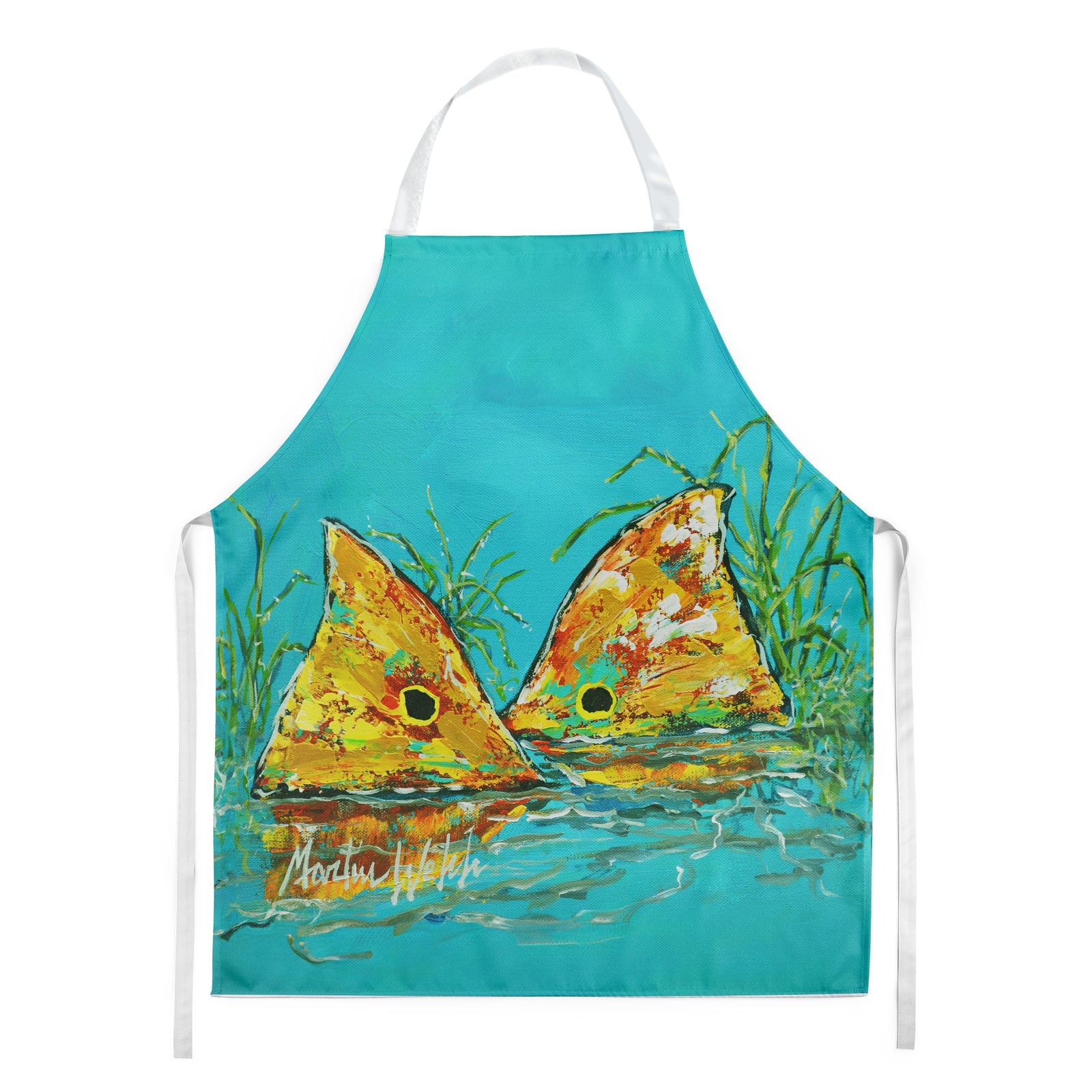 Buy this Side By Side Red Fish Apron