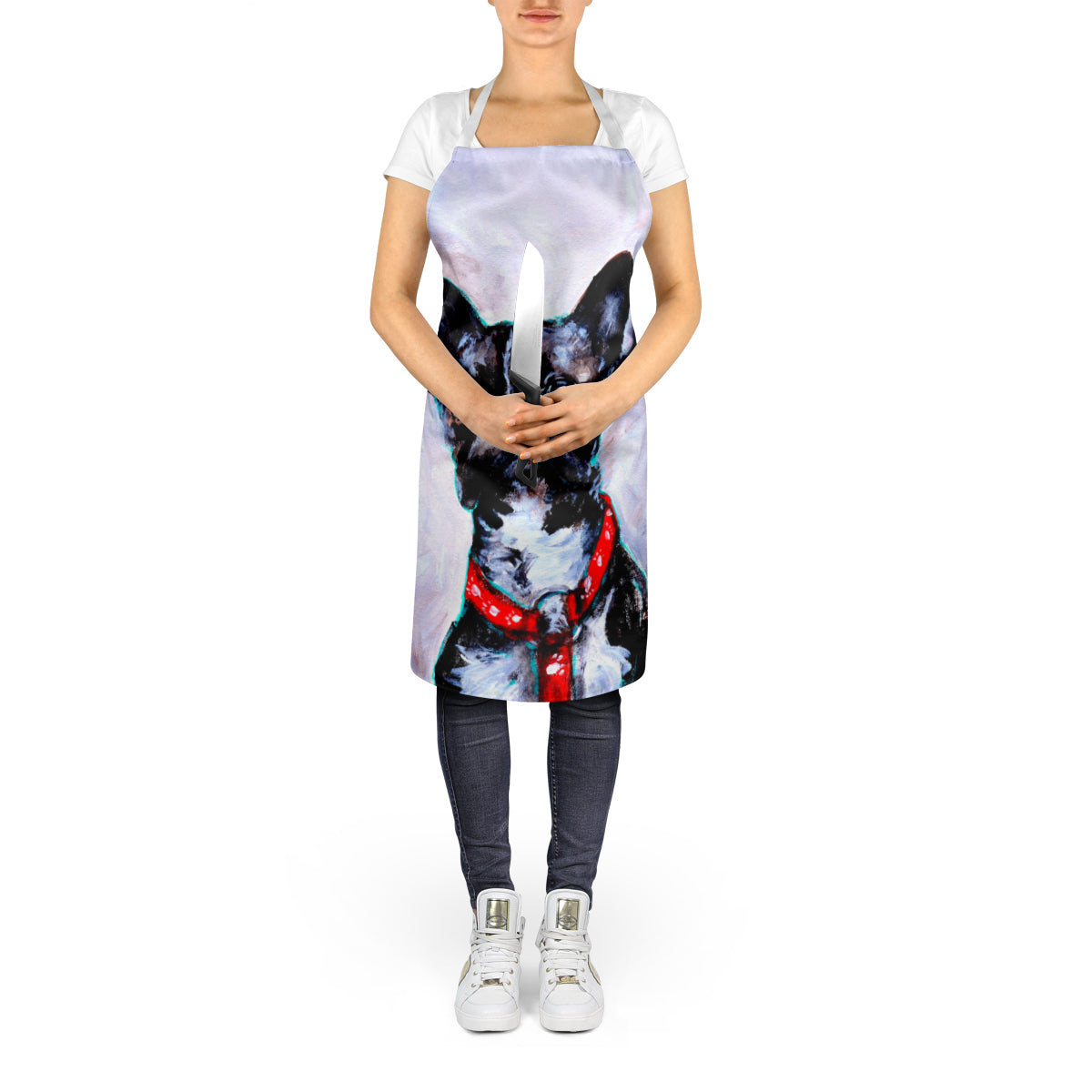 Boston Terrier Ziggy Apron