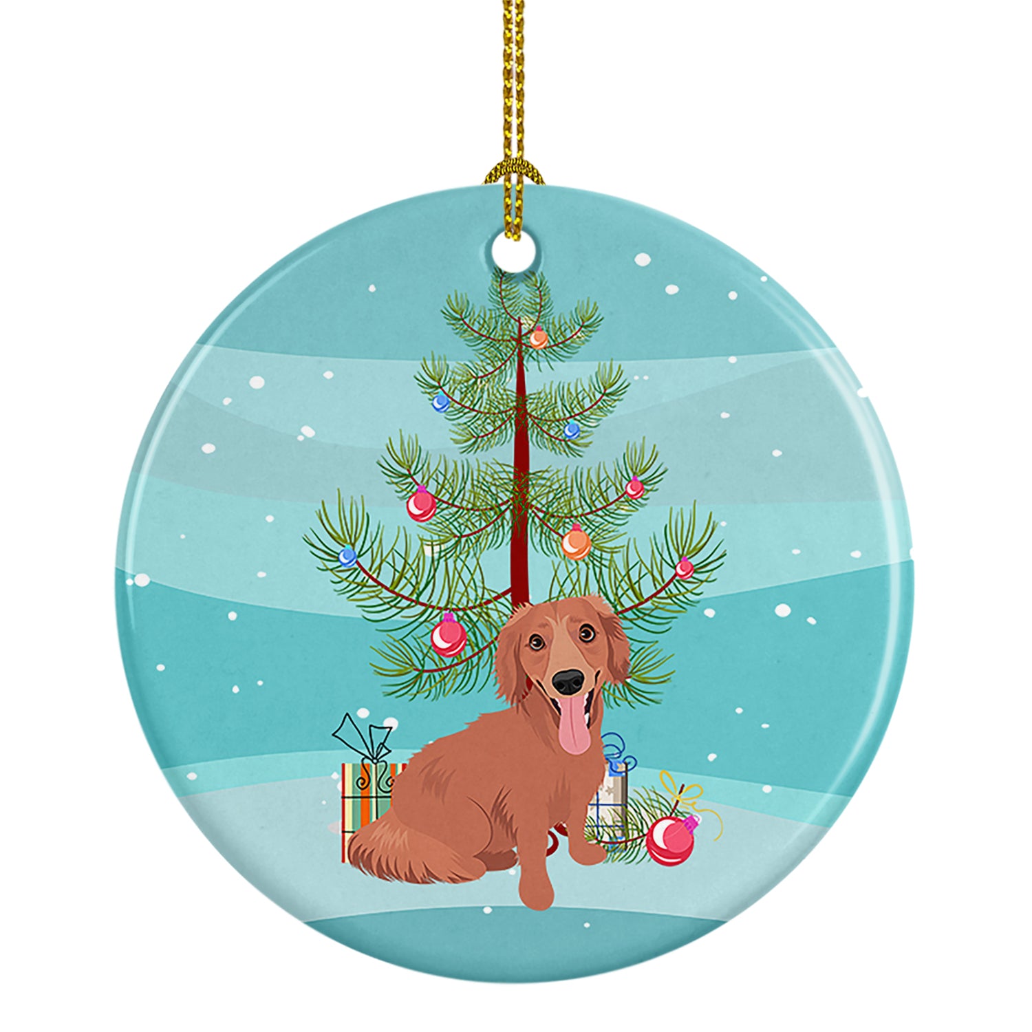 Buy this Dachshund Red #1 Christmas Ceramic Ornament