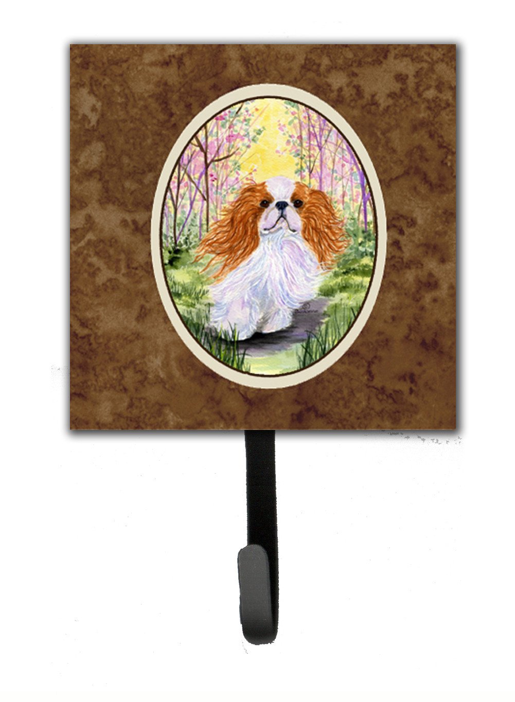 English Toy Spaniel Leash Holder or Key Hook by Caroline's Treasures