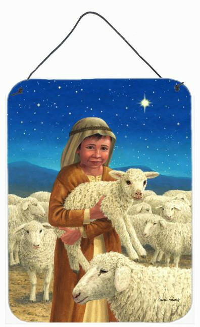 Shepherd and his sheep Wall or Door Hanging Prints ASA2141DS1216 by Caroline's Treasures