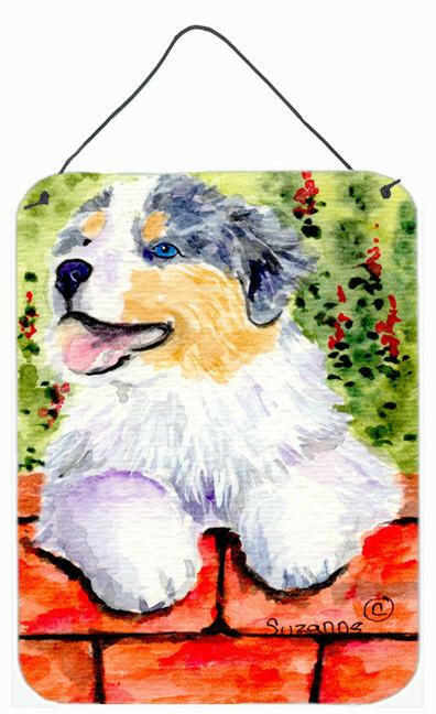 Australian Shepherd Aluminium Metal Wall or Door Hanging Prints by Caroline&#39;s Treasures