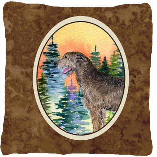 Irish Wolfhound Decorative   Canvas Fabric Pillow by Caroline's Treasures