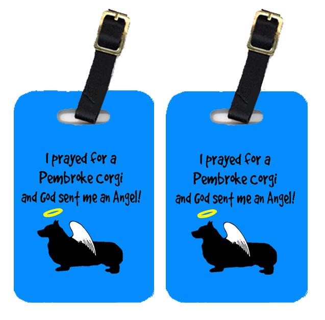 Pair of 2 Corgi Luggage Tags by Caroline&#39;s Treasures