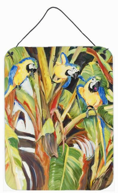 Parrots Wall or Door Hanging Prints JMK1203DS1216 by Caroline&#39;s Treasures